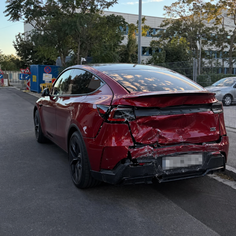 Tesla mit Heckschaden verkaufen
